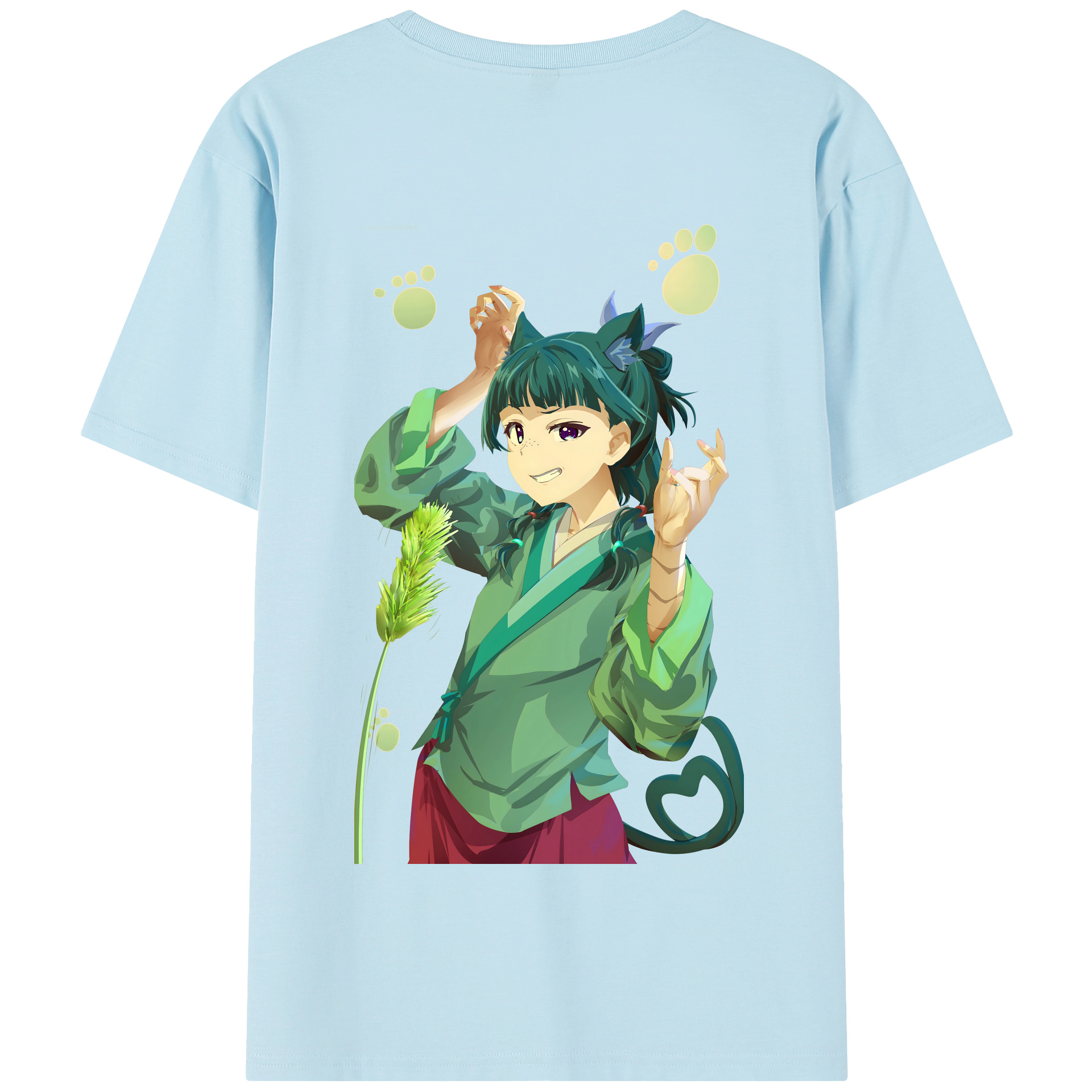 （画像用） 薬屋のひとりごと The Apothecary Diaries 綿100％半袖Tシャツ（背面プリント）